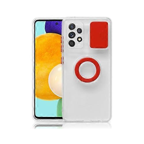 For Samsung Galaxy A33 5G Sliding Camshield TPU Phone Case with Ring Holder