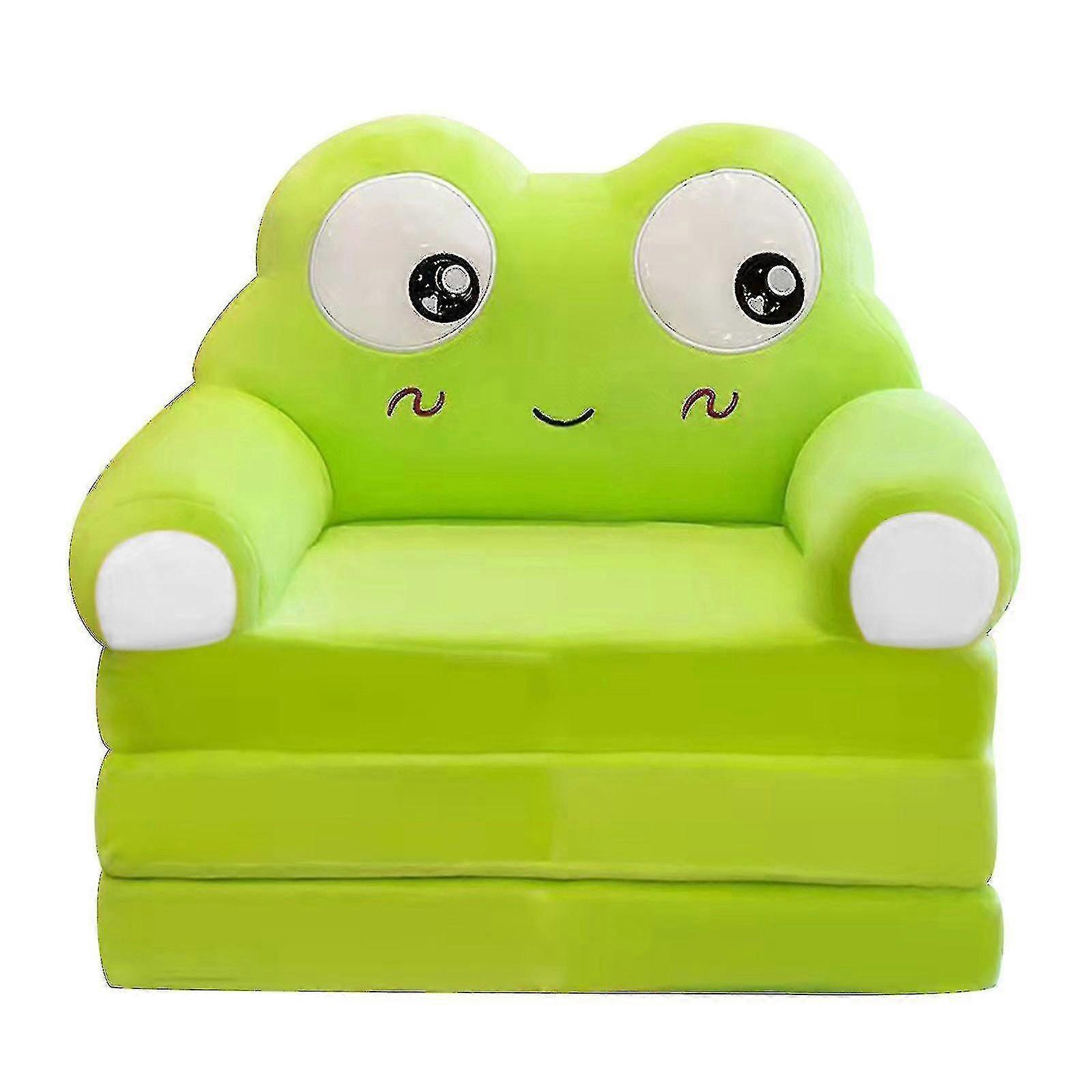 Foldable Kids Sofa, Plush Toddler Chair, Comfy Lazy Sofa For Kids Age 1-3