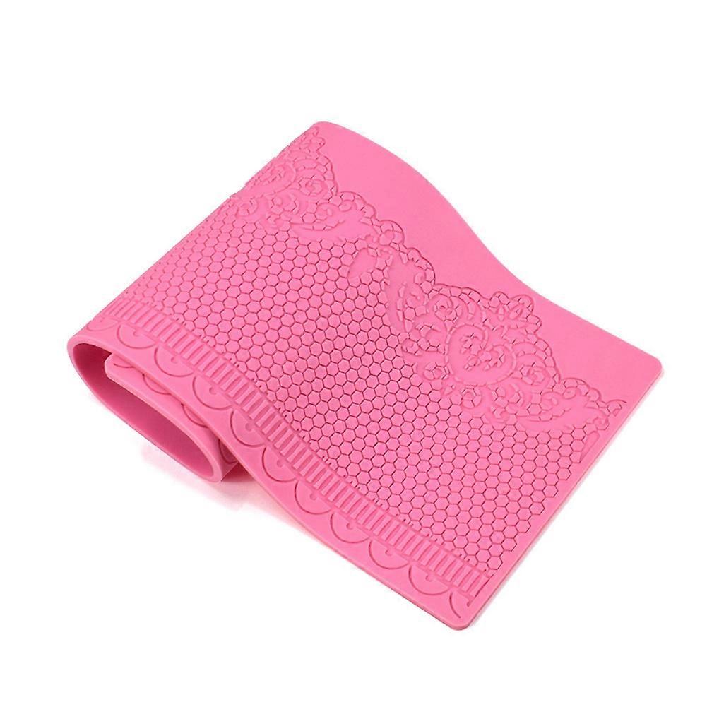 DIY Craft Honeycomb Impression Cake Lace Mat Fondant Border Silicone Mold Cake Decorating Tools Kit