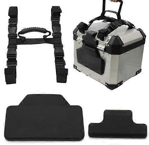 Passenger Backrest Back Pad Rear Saddlebag+Side handle handle for aluminum alloy box For BMW R1200GS  LC ADV F850GS F750GS