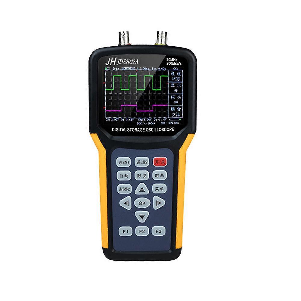 For JDS2022A 2CH Handheld Digital Oscilloscope 20MHZ 200MSa/s Sample Rate