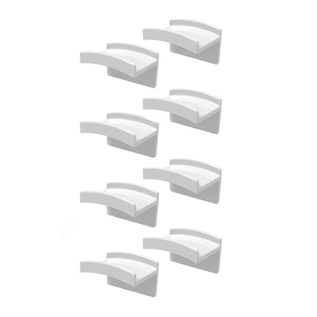 Adhesive Hat Hooks Compatible With Wall (8-pack) - Minimalist Hat Rack Design