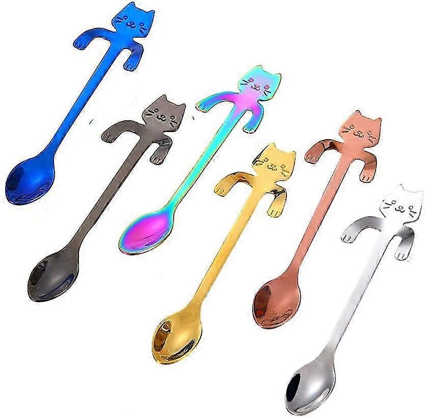 Cat Spoon Coffee Tea Spoon Set