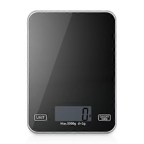 Mini Small 5kg / 1g Kitchen Digital Electronic Scale (Black)
