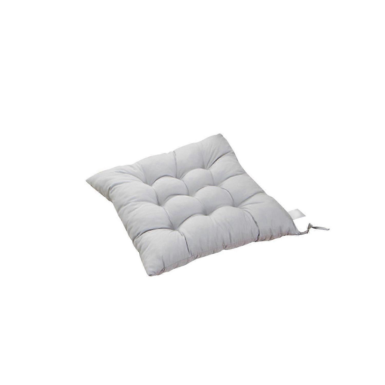 Solid Color Brushed Thickened Chair Cushion Office Chair Cushion Solid Color Brushed