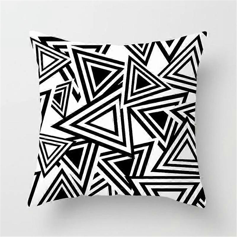 Chevron Geometric Pillowcase Square Cushion Cover Home Sofa Bed Decor