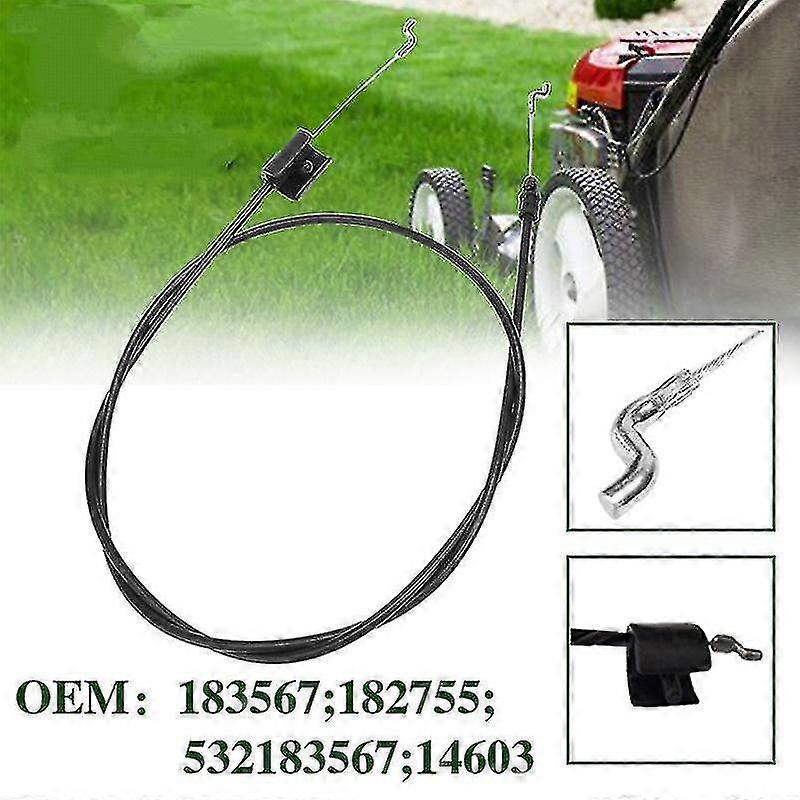 Lawn Mower Throttle Traction Control Cable Replacement Fits Mtd Craftsman 183567