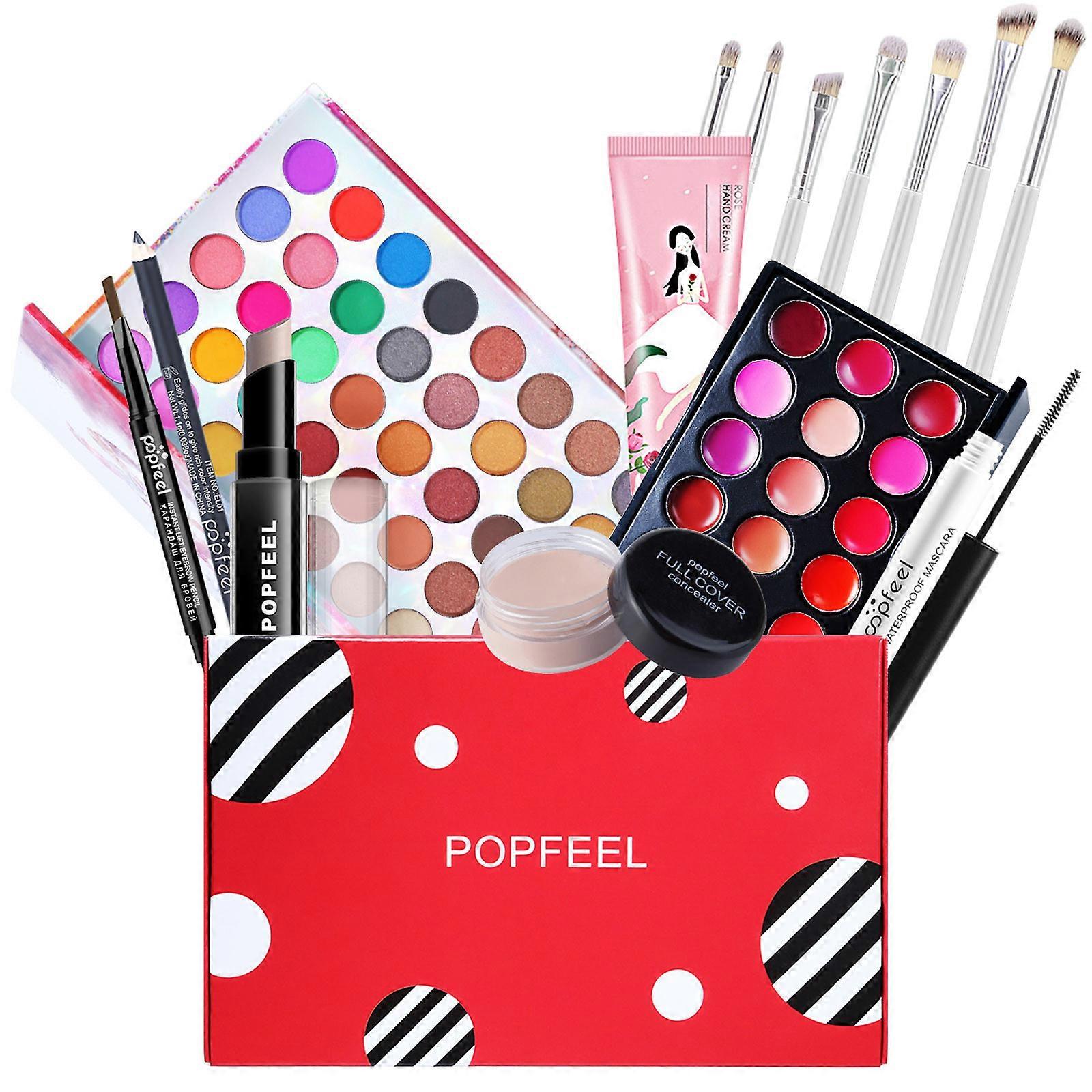 Ensemble de cosmétiques de base pour filles Conception légère Ensemble de 15 pièces dans une boîte