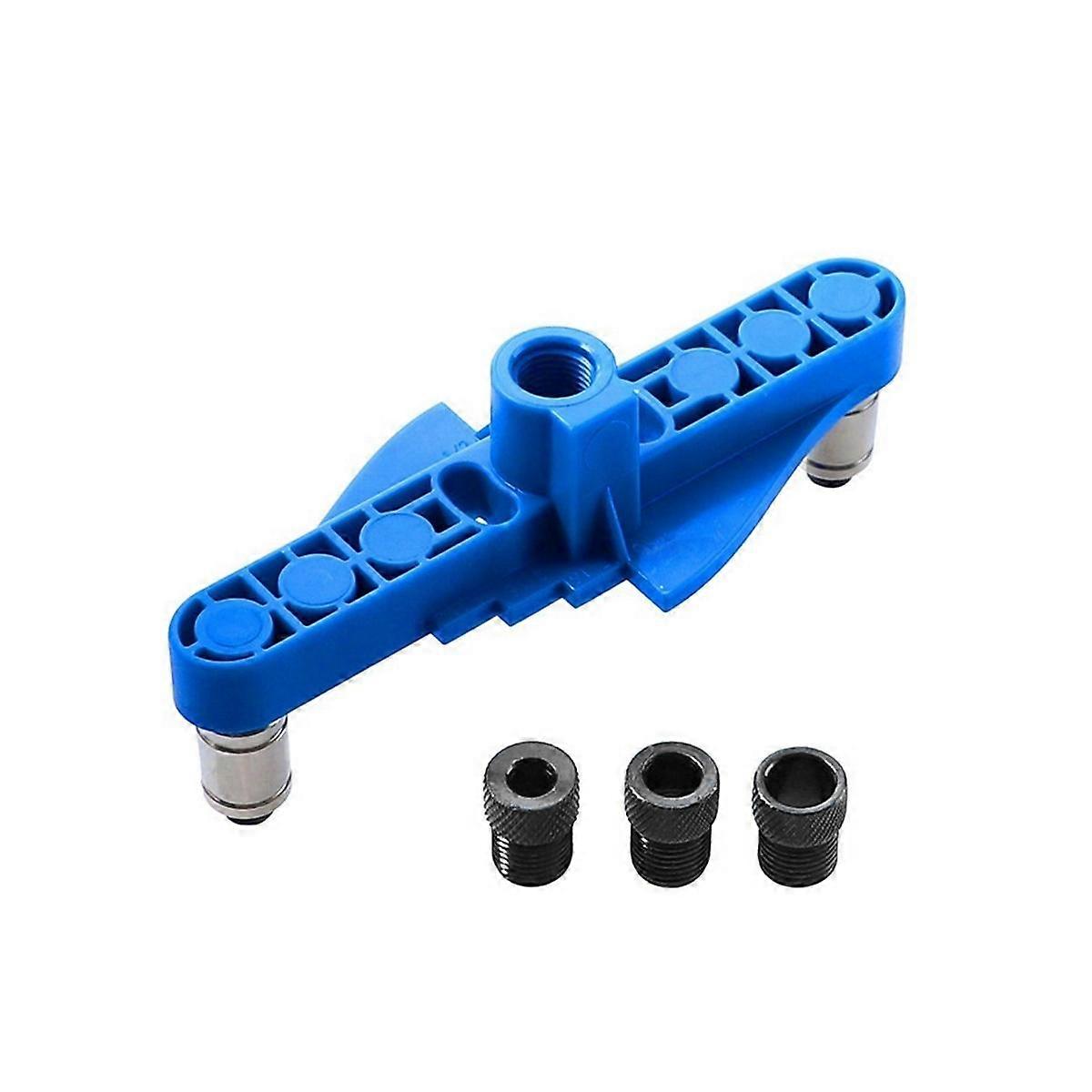 2-In-1 Straight Hole Punching Locator Sets Self-Centering Scriber, Round Tenon Punch DIY Woodworkin
