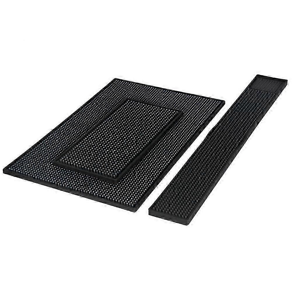 Non-Slip Bar Mat Rubber Bar Service Spill Mat Rubber Runner Glass Drip Tray Beer Drink Rail Bars Se