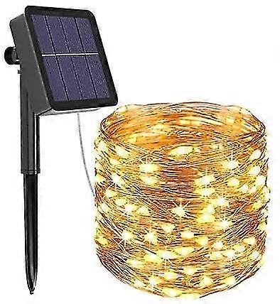 Outdoor Solar String Lights 32m 300 Led Solar Powered 8 Modes Solar Fairy Lights Outdoor Waterproof Decoration For Garden Patio Yard, Christmas Weddin