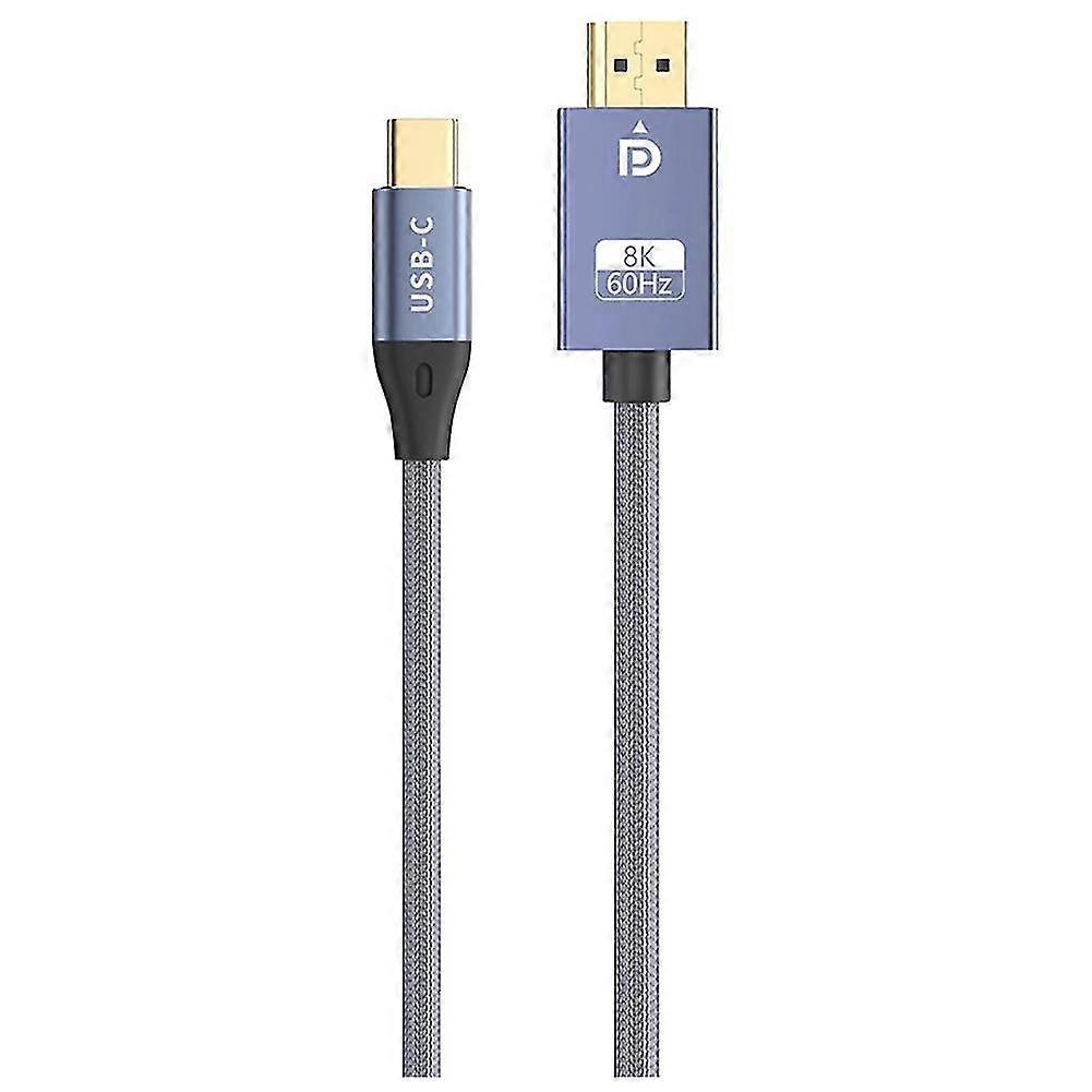 USB C to Displayport Cable Bi-Directional 8K 60Hz Display Port to Type-C 3.1 DP Cable for 3 for Pro