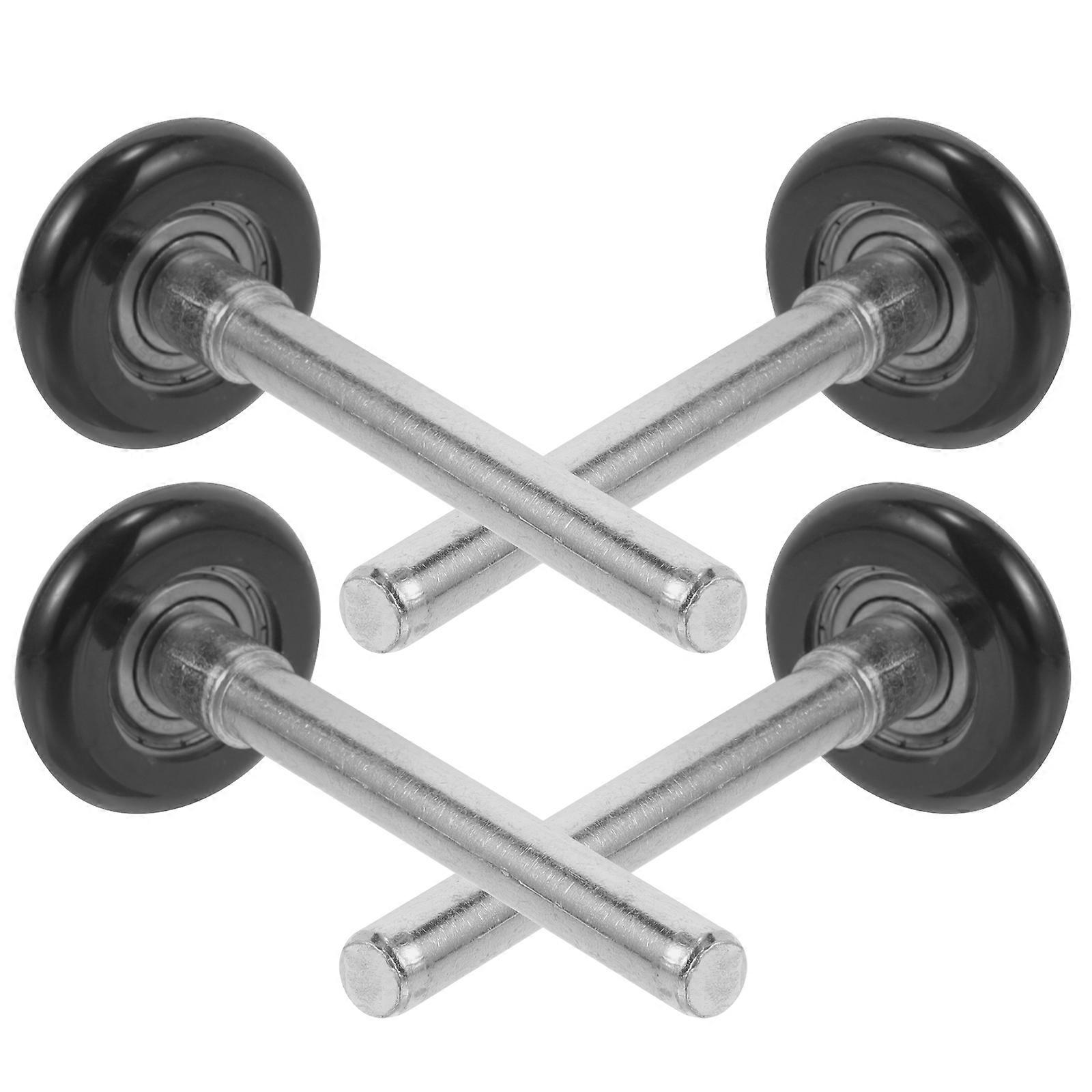 4pcs Garage Door Rollers Precision Nylon Garage Door Rollers Door Wheels with Stem