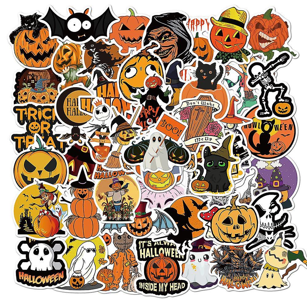 50/250Pcs Halloween Series Graffiti Stickers, Waterproof Children Fun And Unique Stickers