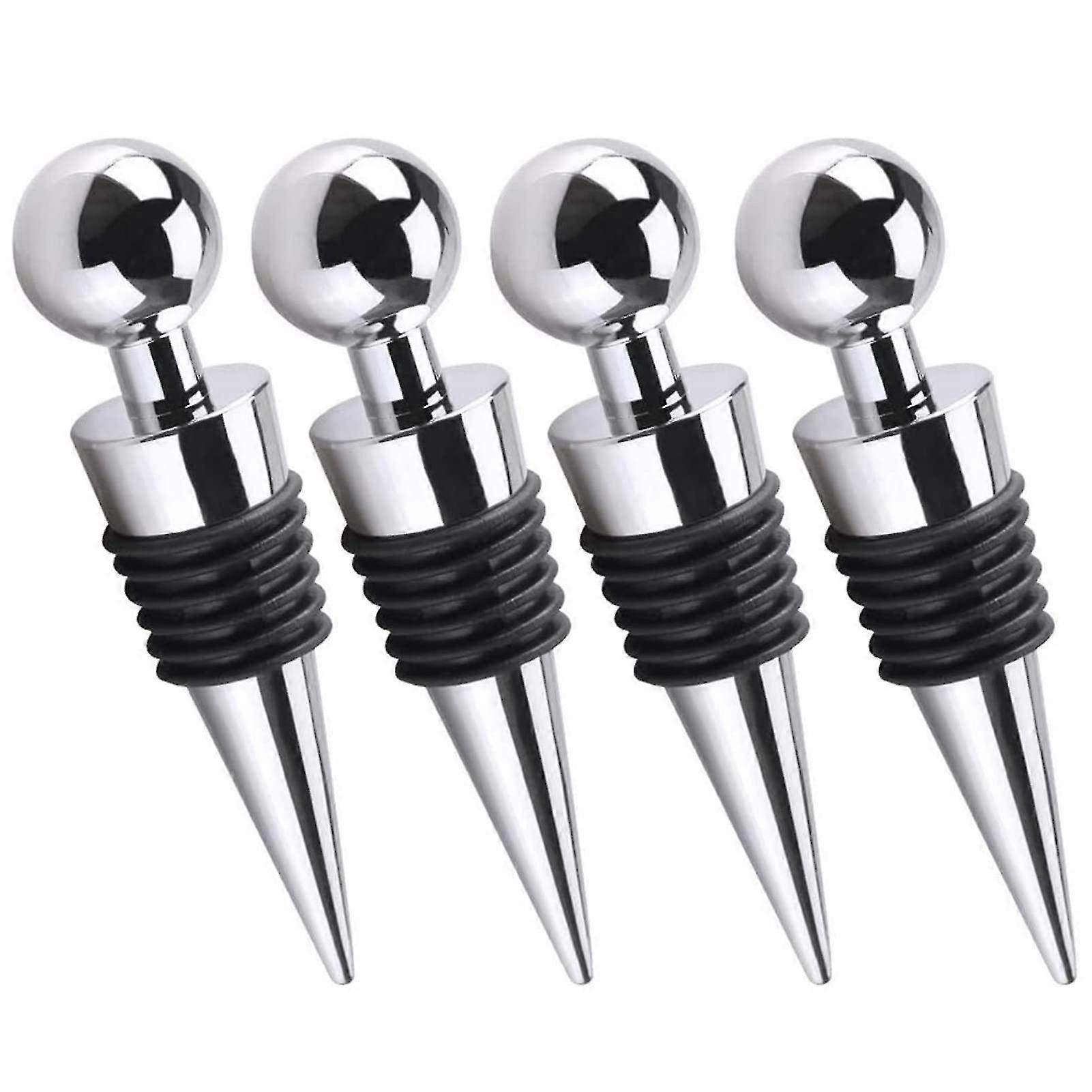 4 Pack Cork Reusable Wine Cork Protectors