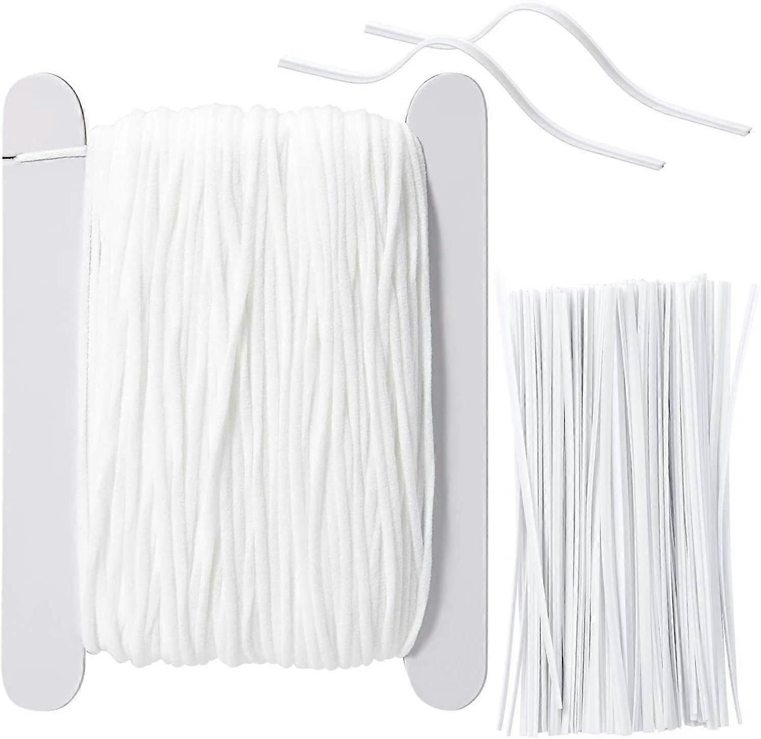 50 m Length 3mm Elastic Cord Rubber Band for DIY Sewing