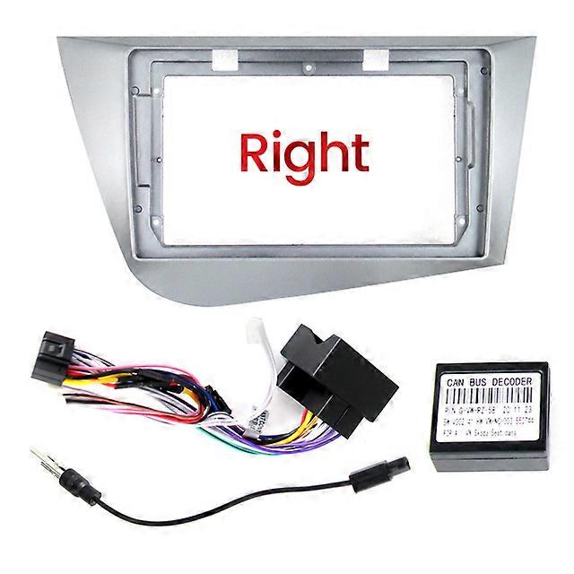 2 الدين راديو اللفافة لمقعد ليون 2005-2012 اليسار الأيمن محرك ستيريو لوحة تصاعد التثبيت داش كيت الإطار محول الإطار مدي