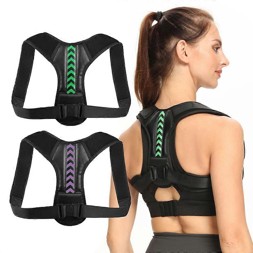 Adjustable Back Shoulder Posture Corrector Belt Clavicle Spine Support Reshape Your Body Home Office Sport Upper Back Neck Brace  D _i
