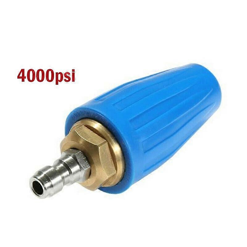 4000psi High Pressure Washer Rotating Turbo Nozzle Spray Tip avec connecteur 1/4 »