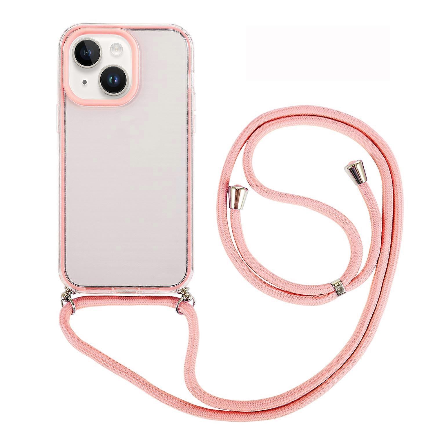 For iPhone 14 Plus 3 In 1 PC + TPU Transparent Phone Case