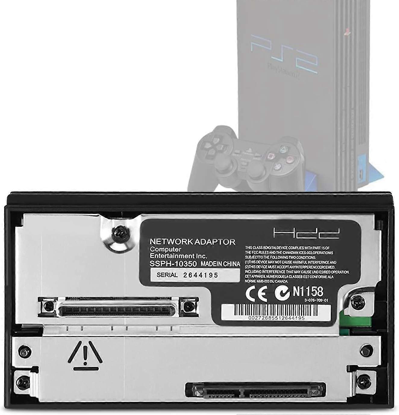 Health Gear SATA Network Adapter for PS2, HDD Connector Plug Socket SATA Interface Network Adapter for PS2 Playstation 2 No IDE