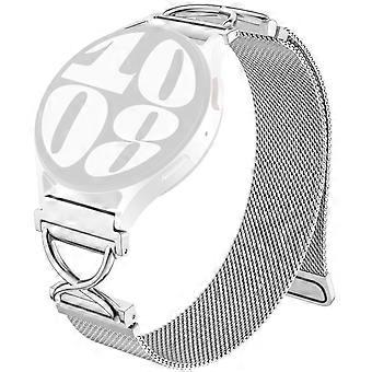 Für Huami Amazfit GTR Mini Uhrenarmband, magnetisches Milanaise-Armband aus Edelstahl mit X-förmigem Anschluss