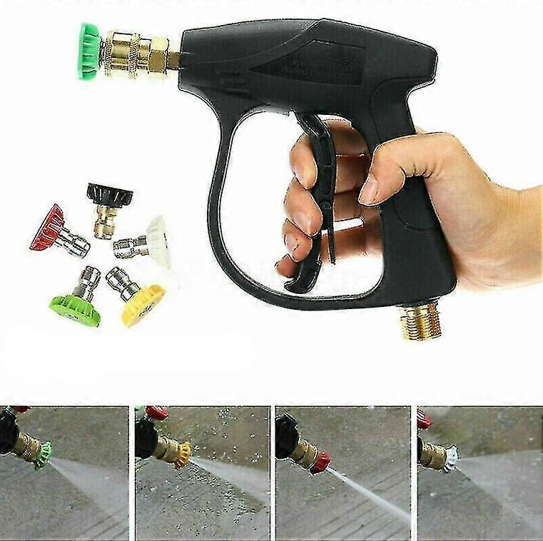 3000PSI υψηλής πίεσης πιστόλι ψεκασμού Jet λόγχη σκανδάλης πλύσιμο νερό 5Nozzle εργαλείο