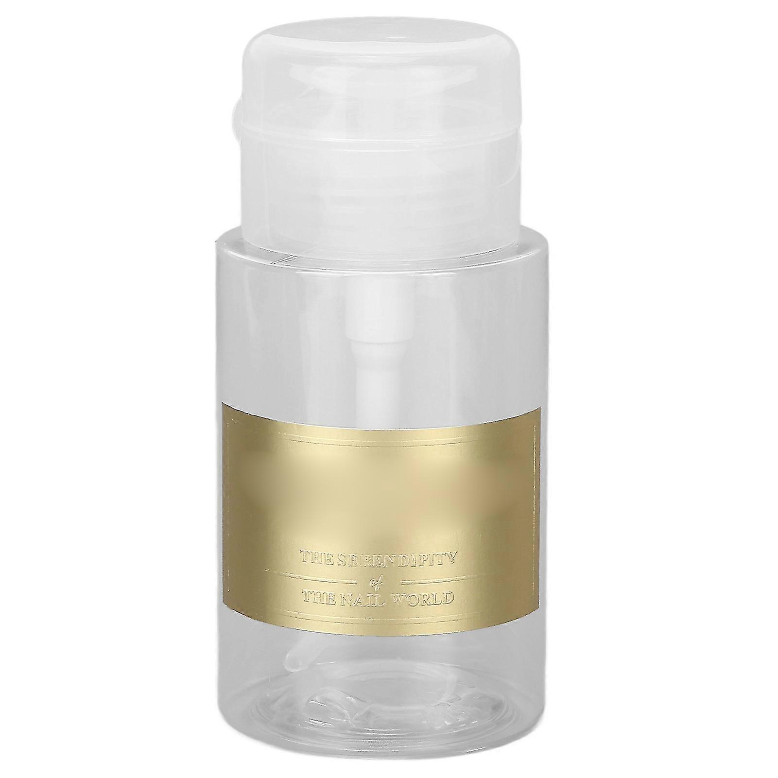 Empty Press Bottle for Makeup Remover and Nail Polish Remover - Moisturizing Water Solution