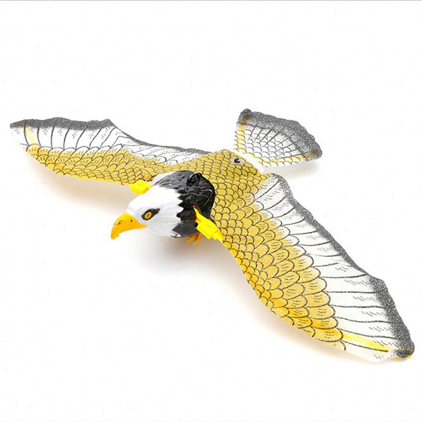 Simulation electric hover eagle hanging line drive bird Eagle garden decoration 43*22cm