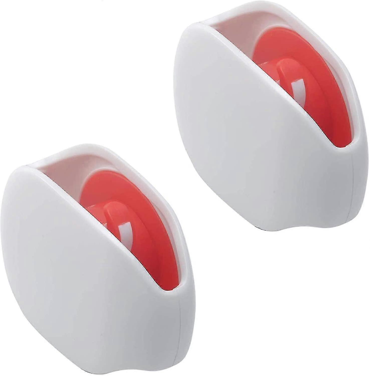 2 Pack Automatic Cable And Reel Storage Box - 7.1 X 5.1 X 2.5cm - White