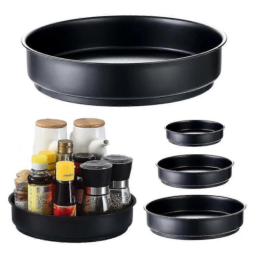 360 rotating tray kitchen storage container spice jar snack -s