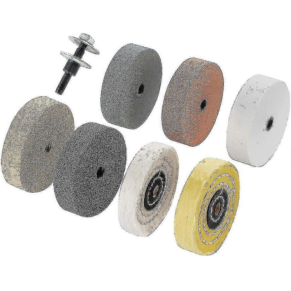 Buffing Polishing Wheel Kit 3 Inch,for Bench Buffer/bench Grinder,buffing Wheel Hole 3/8 Inch,drill