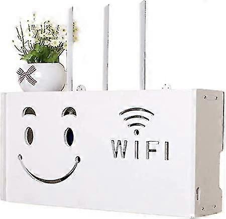 Wireless Router Support Shelf, Masking Wires And Wifi Equipment