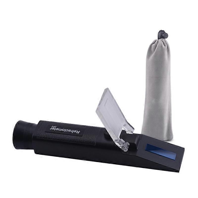 Lightweight Refractometer w/ ATC 0-32 Liquor Alcohol Content Meter Tester Scale Range Honey Moisture Tester Easy Carry