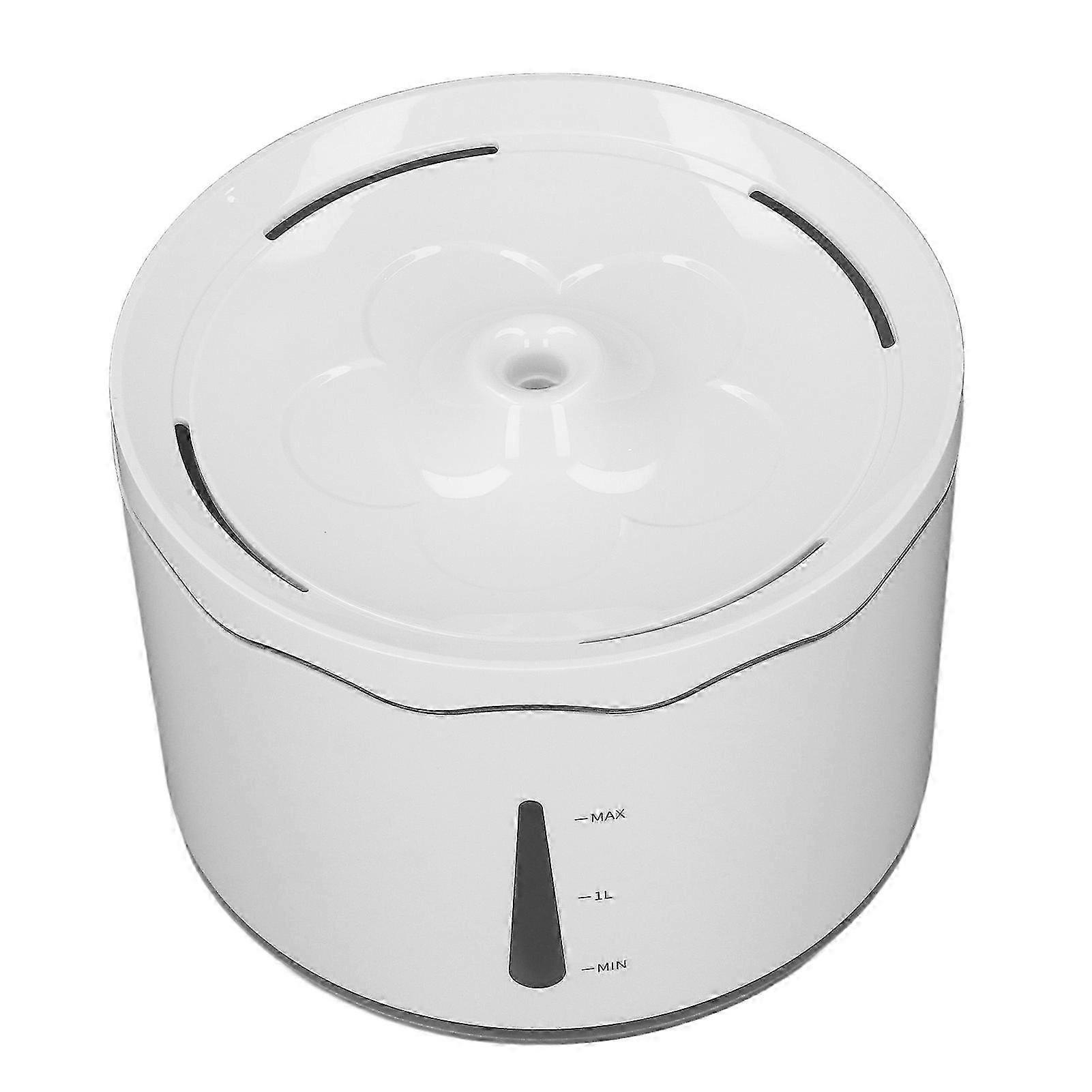 Pet Feeder and Water Dispenser 1.8L High Capacity Anti Dry Burning Drinking Fountain for Cats and Dogs