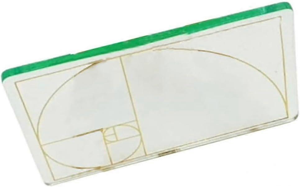 Golden Ratio Viewer, 2pcs Portable Fibonacci Composition View Finder, Photography Scale Viewing Tool, Credit Card Size