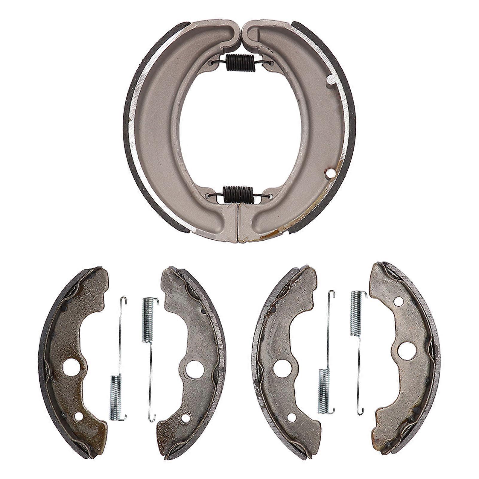 Front and Rear Brake Shoe Set with Replacement Springs for TRX300FW FOURTRAX 300 4x4 1988