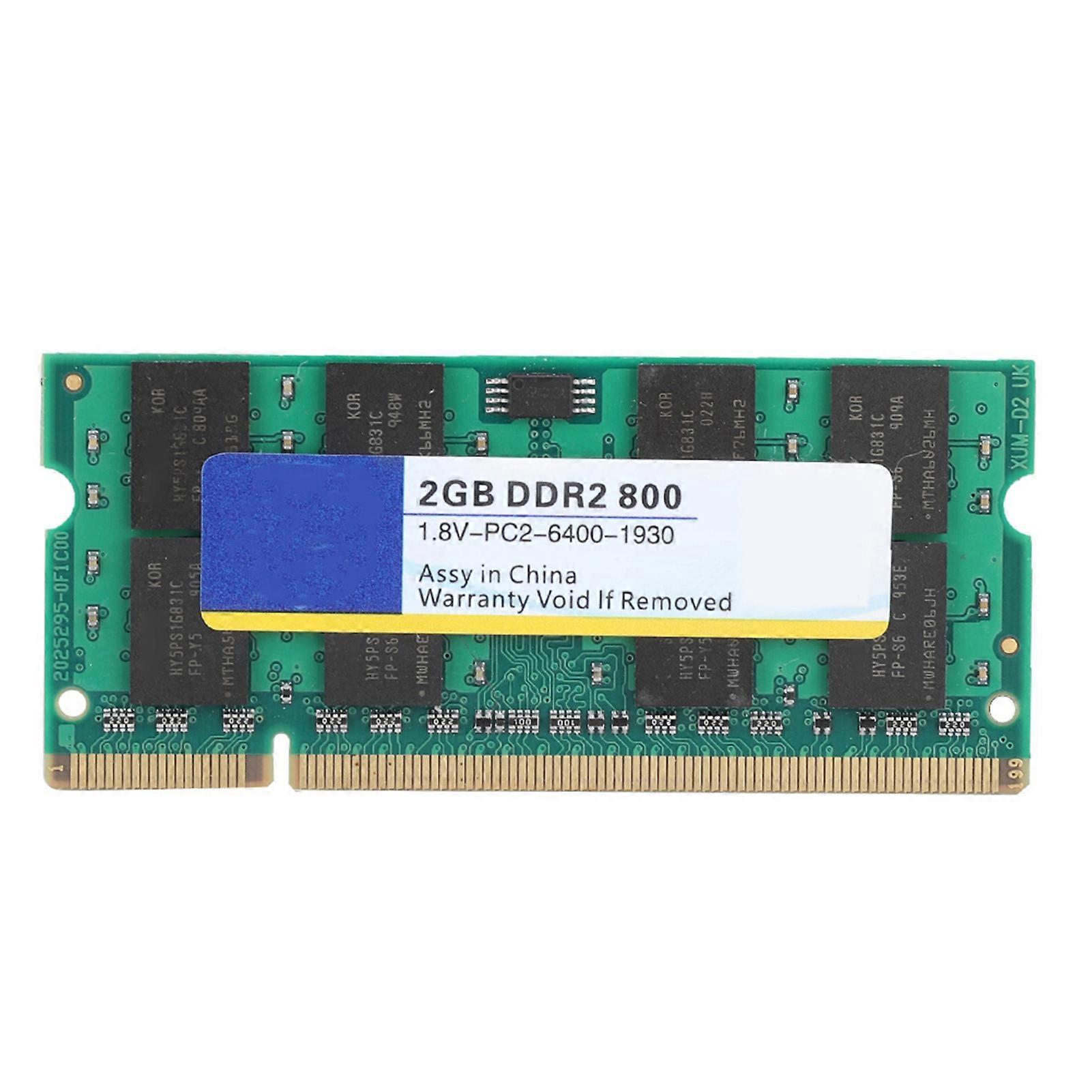 Xiede DDR2 800Mhz 2G 1.8V 200Pin for Laptop High Running Speed Memory RAM Fully Compatible