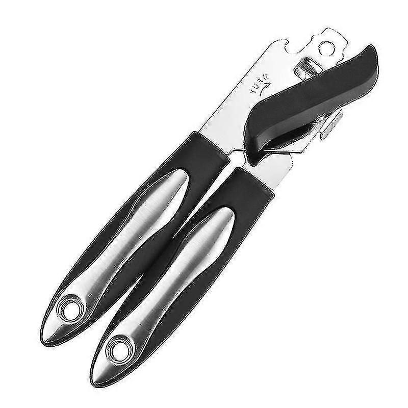 Can Opener Manual, Can Openers With Magnet, No-trouble-lid-lift, Handheld Can Opener Smooth Edge With Sharp Blade