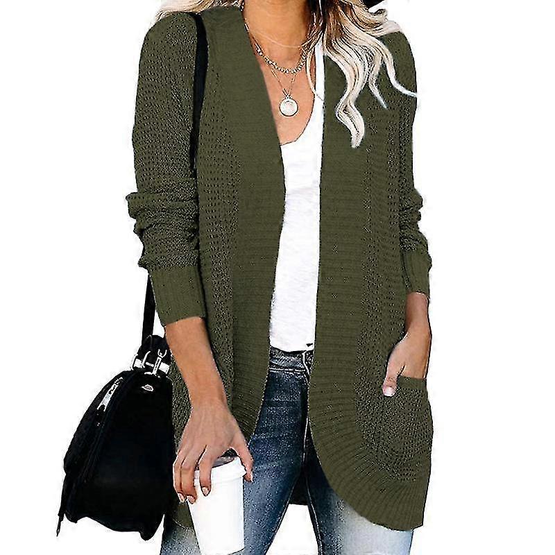 Dames Winter Loose Knitted Cardigan