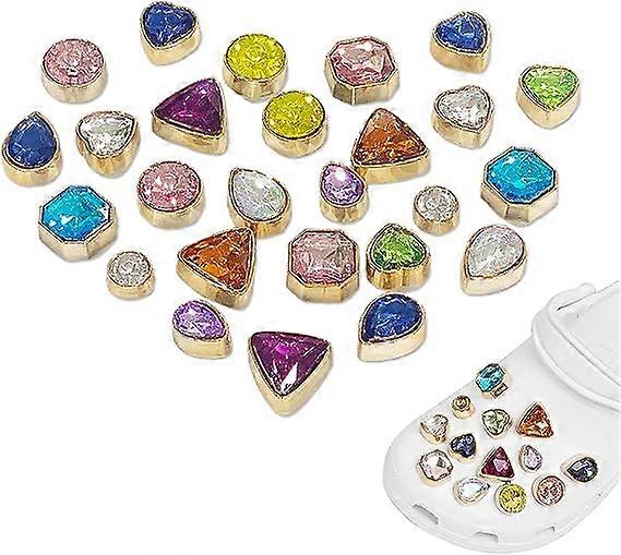 28 pieces of shoe accessories Charming sparkling crystal diamond women's shoes Charming pearl jewelry Charming wristband accessories Party favored Chr