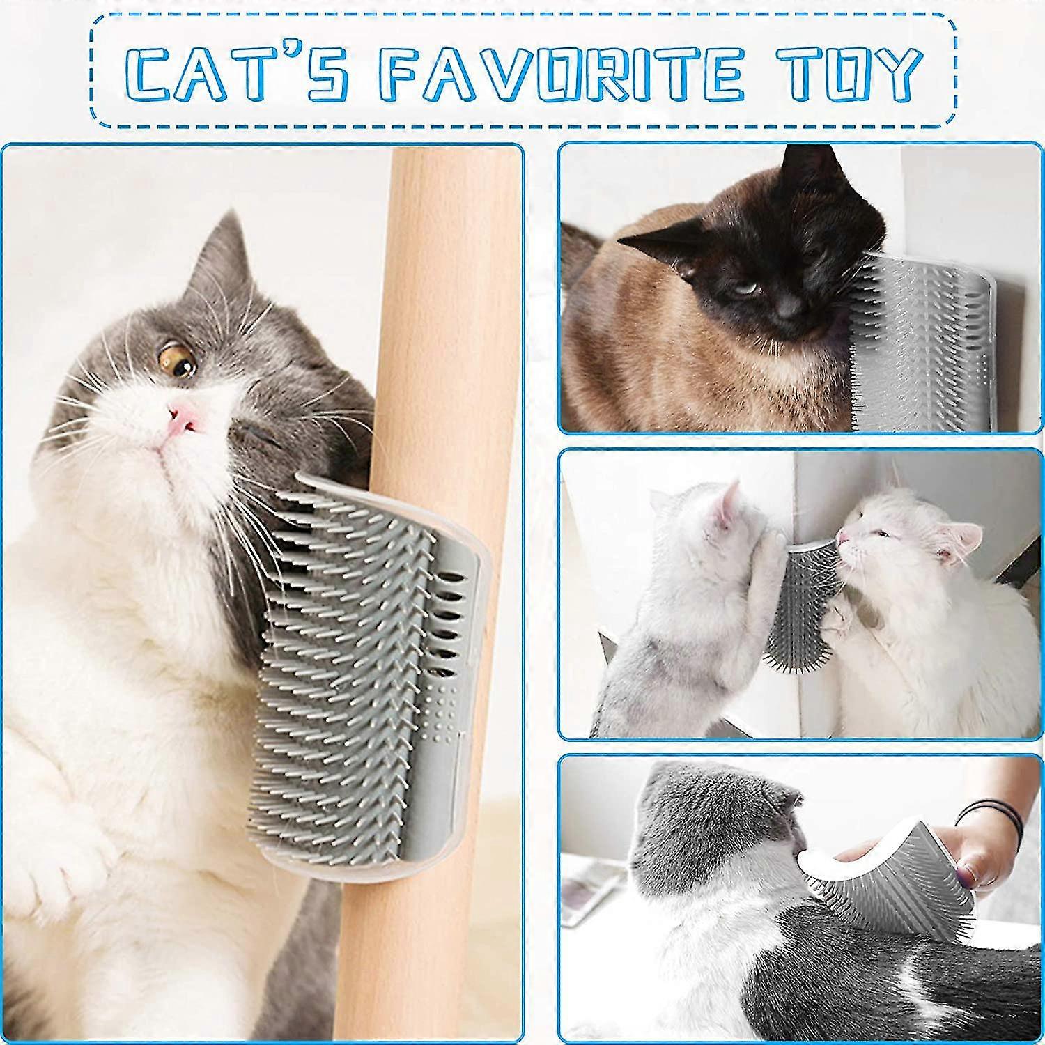 Cat Self Groomer, Pack Cat Grooming Brush, Cat Face Scratcher