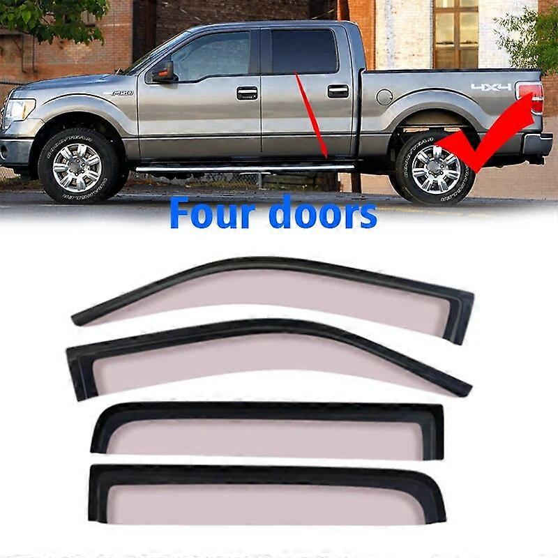 2009-2014 עבור פורד ראפטור F-150 F150 מגן חלון כיסוי אוורור סוכך גישור שמש מגן גשם מגן מסיט אביזרים לרכב