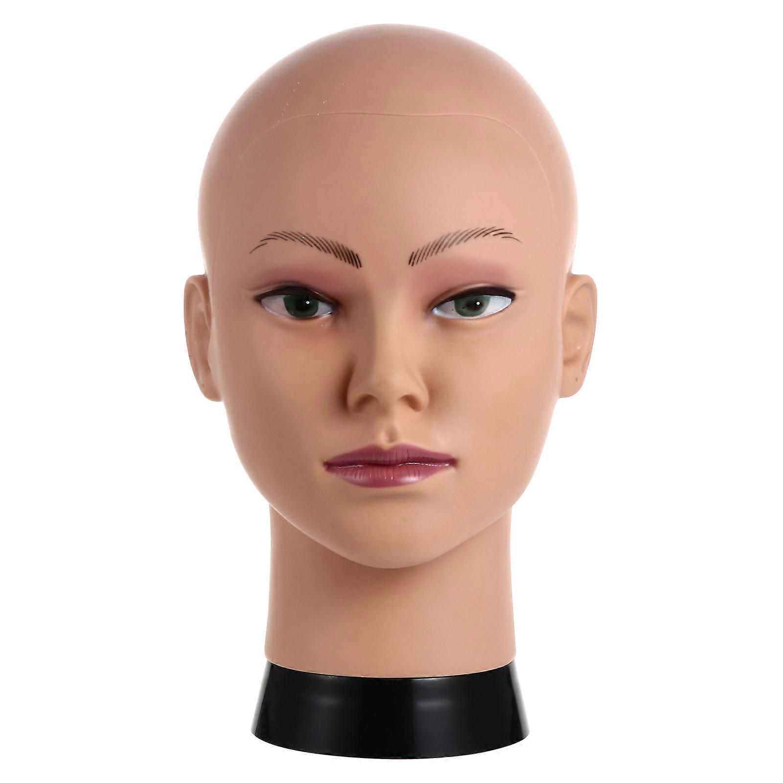 Cosmetology Mannequin Head Bald Manikin Head Model for Wigs Making Wig Display