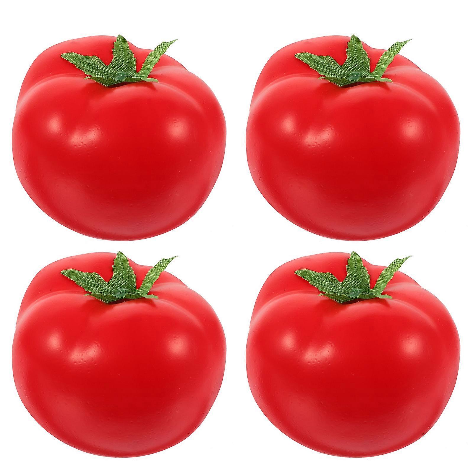 6pcs pomodoro artificiale falso pomodoro schiume plastica pomodoro verdure artificiali