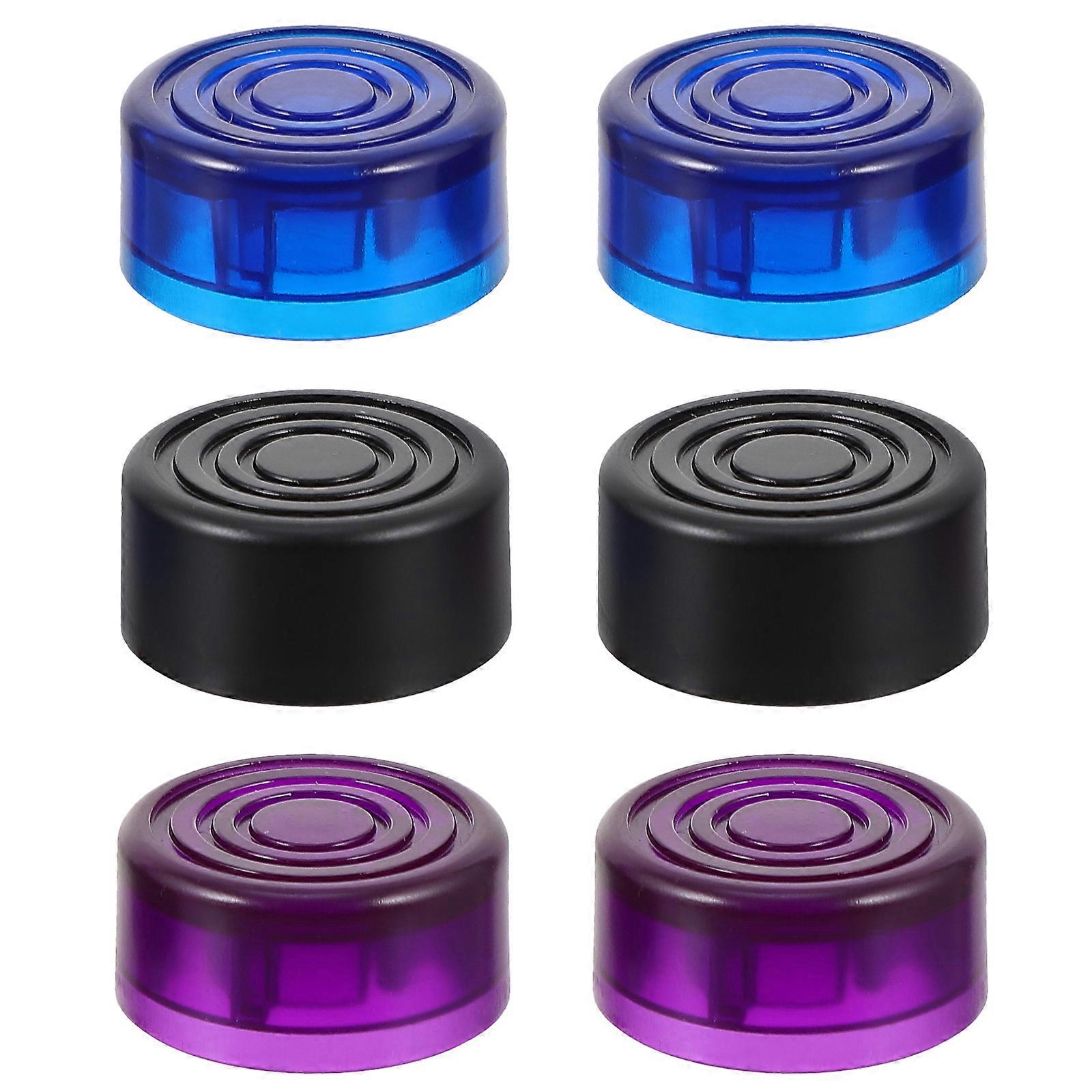 6 st Elgitarr Pedal Effekt Switch-kepsar Gitarr Effekt Foot Nail Caps Barfotapedal Knappar Gitarr Switch Caps