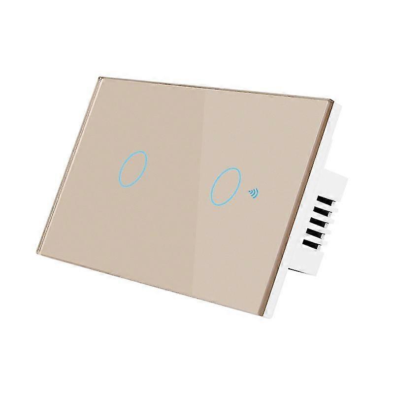 Wi-fi Smart Switch Light Switch Voice Control, Remote Control, Rf433, Touch Control Compatible With Alexa Google Home Schedule, Timer, Countdown No Ne