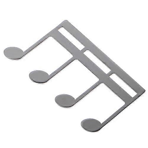 Clips pour partitions de piano, clips de notes (argent)
