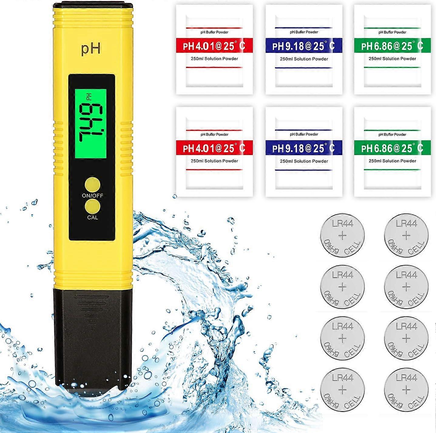 Electronic PH Tester - Portable Digital PH Meter