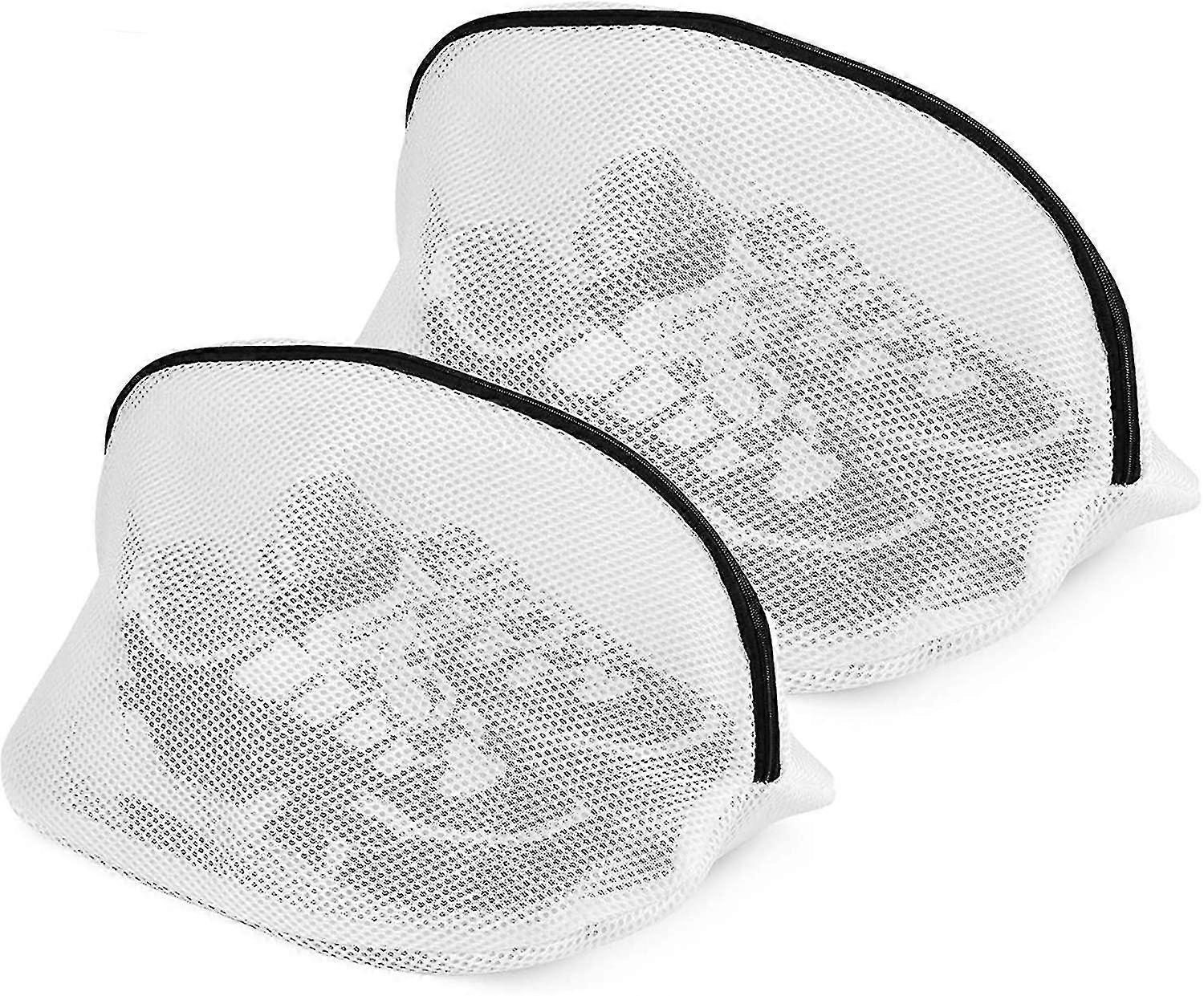 2 Pack Shoe Wash Bag Mesh Laundry Bag